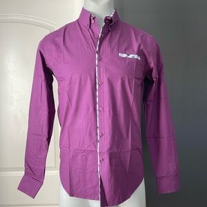 Purple button up